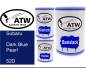 Preview: Subaru, Dark Blue Pearl, 52D: 500ml Lackdose + 500ml Klarlack + 250ml Härter - Set, von ATW Autoteile West.